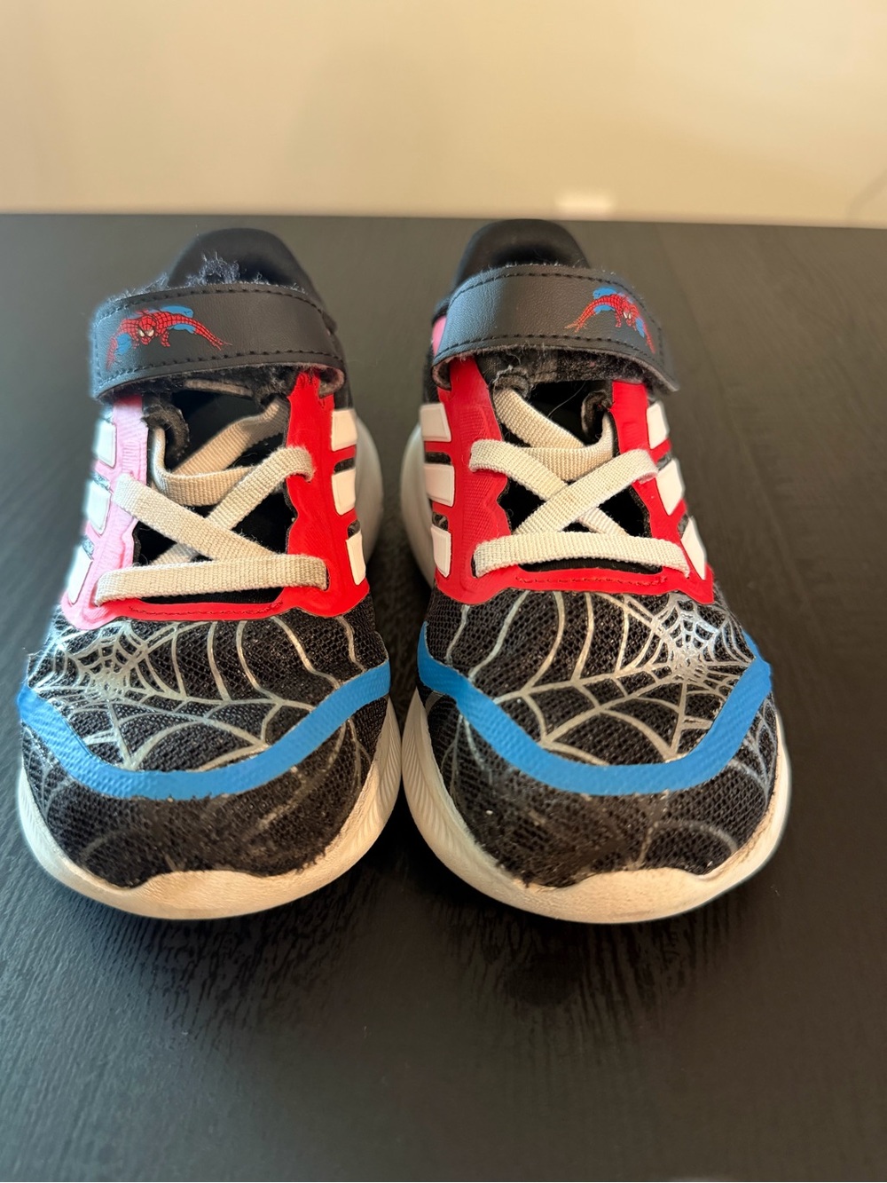 adidas Toddler Black/Red/Blue SpiderMan Sneakers - Picture 4 of 4